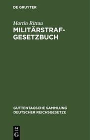 Cover von Militärstrafgesetzbuch