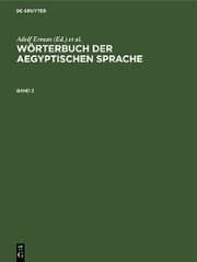 Cover von Wörterbuch der aegyptischen Sprache. Band 2