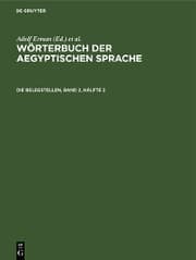 Cover von Die Belegstellen, Band 2, Hälfte 2