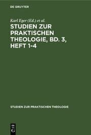 Cover von Studien zur praktischen Theologie, Bd. 3, Heft 1-4