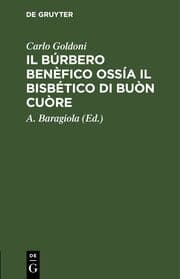 Cover von Il Búrbero Benèfico ossía il bisbético di buòn cuòre