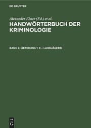 Cover von K - Landjägerei