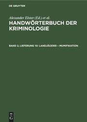 Cover von Landjägerei - Mumifikation