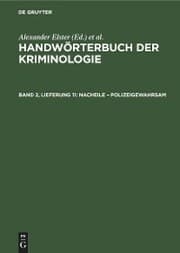 Cover von Nacheile - Polizeigewahrsam