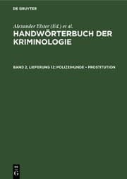 Cover von Polizeihunde - Prostitution