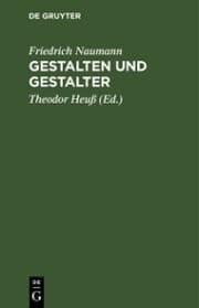 Cover von Gestalten und Gestalter