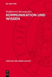Cover von Kommunikation und Wissen