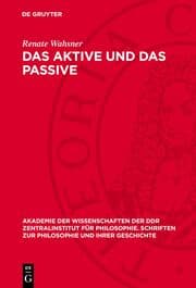 Cover von Das Aktive und das Passive