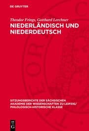 Cover von Niederländisch und Niederdeutsch