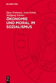 Cover von Ökonomie und Moral im Sozialismus