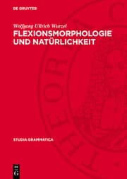 Cover von Flexionsmorphologie und Natürlichkeit