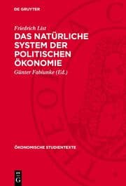 Cover von Das natürliche System der politischen Ökonomie
