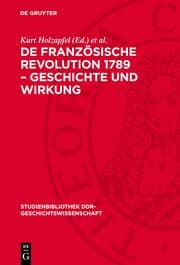 Cover von De französische Revolution 1789 - Geschichte und Wirkung