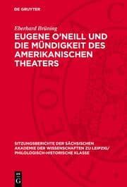 Cover von Eugene O'Neill und die Mündigkeit des amerikanischen Theaters