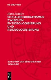 Cover von Sozialdemokratismus zwischen Entideologisierung und Reideologisierung