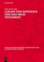 Cover von Lukian von Samosata und das Neue Testament