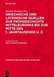 Cover von Tacitus. Germania