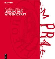 Cover von Leitung der Wissenschaft