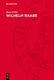 Cover von Wilhelm Raabe