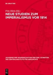 Cover von Neue Studien zum Imperialismus vor 1914