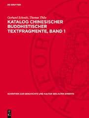Cover von Katalog chinesischer buddhistischer Textfragmente, Band 1