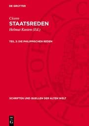 Cover von Die philippischen Reden