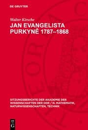 Cover von Jan Evangelista Purkyn¿ 1787-1868