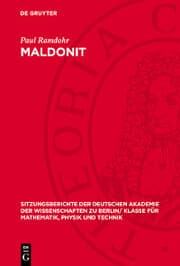 Cover von Maldonit