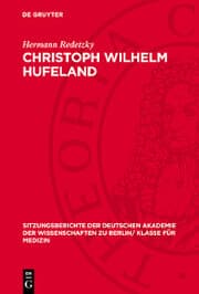 Cover von Christoph Wilhelm Hufeland