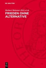 Cover von Frieden ohne Alternative