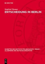 Cover von Entscheidung in Berlin