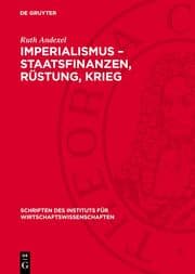 Cover von Imperialismus - Staatsfinanzen, Rüstung, Krieg