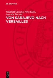 Cover von Von Sarajevo nach Versailles