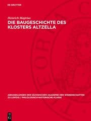 Cover von Die Baugeschichte des Klosters Altzella