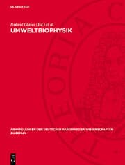 Cover von Umweltbiophysik