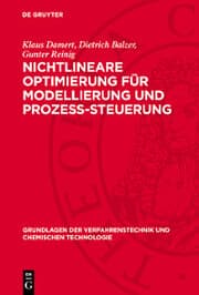 Cover von Nichtlineare Optimierung für Modellierung und Prozess-Steuerung