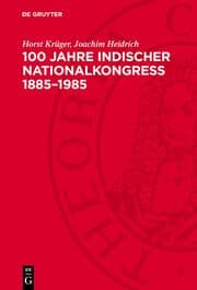 Cover von 100 Jahre Indischer Nationalkongreß 1885-1985
