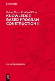 Cover von Knowledge Based Program Construction II