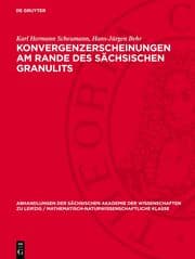 Cover von Konvergenzerscheinungen am Rande des sächsischen Granulits