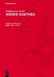 Cover von Epen, Teil 1: Text