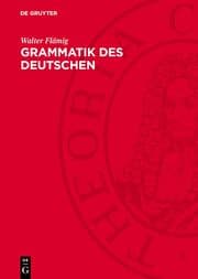 Cover von Grammatik des Deutschen