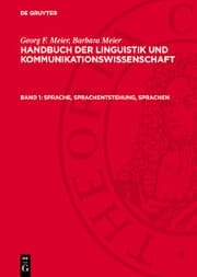 Cover von Sprache, Sprachentstehung, Sprachen
