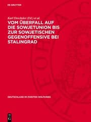Cover von Vom Überfall auf die Sowjetunion bis zur sowjetischen Gegenoffensive bei Stalingrad