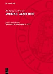 Cover von West-östlicher Divan, 1. Text