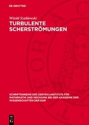 Cover von Turbulente Scherströmungen