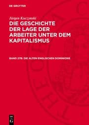 Cover von Die alten englischen Dominions