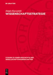 Cover von Wissenschaftsstrategie