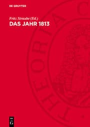 Cover von Das Jahr 1813