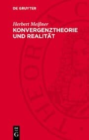 Cover von Konvergenztheorie und Realität