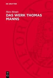 Cover von Das Werk Thomas Manns